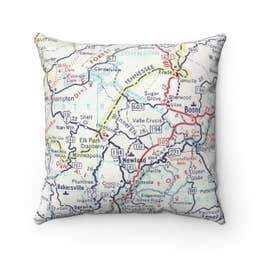 Vintage Map Pillows by Daisy Mae Designs