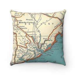 Vintage Map Pillows by Daisy Mae Designs