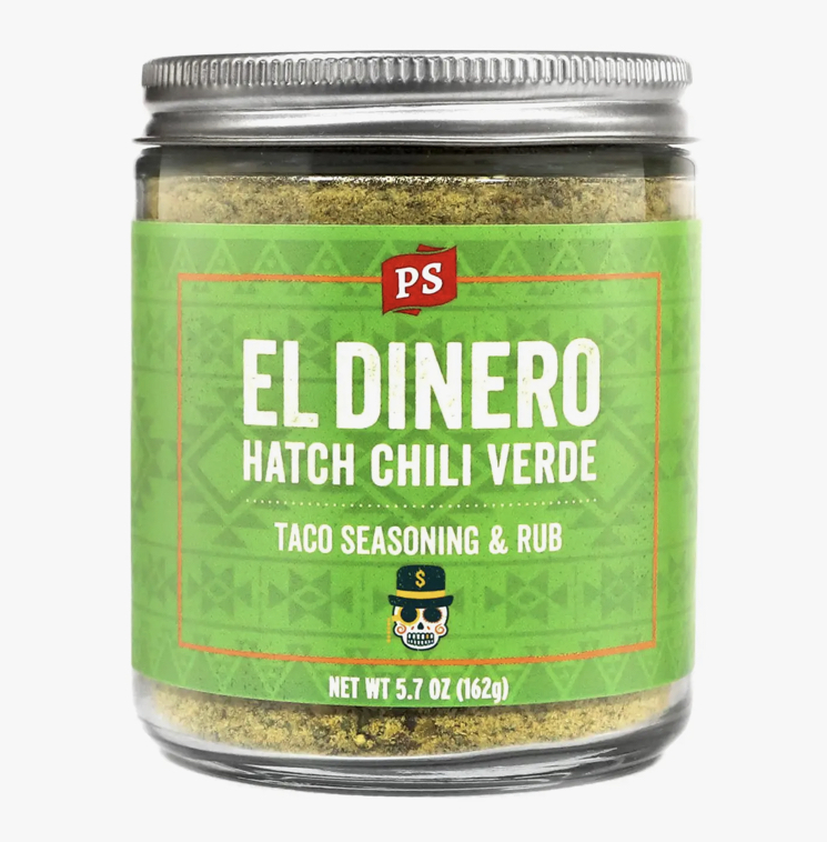 El Dinero Hatch Chili Verde seasoning and rub