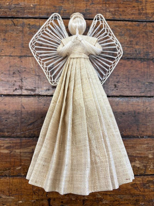 Raffia Angel w/Pleated Dress