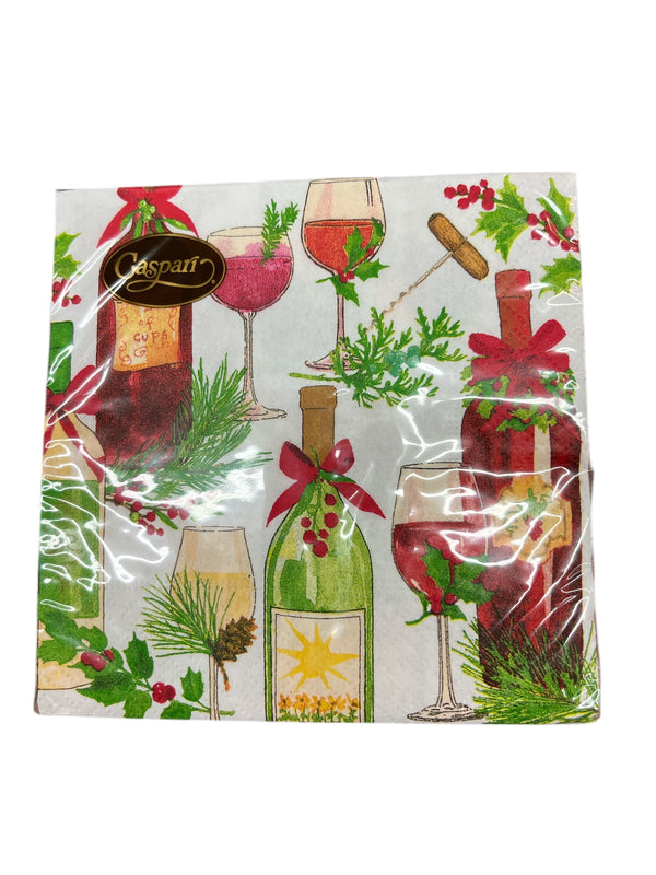 Caspari A Christmas Toast Paper Napkin