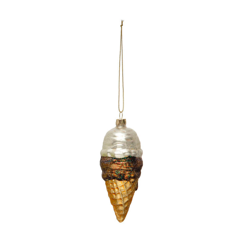 Ice cream cone ornament
