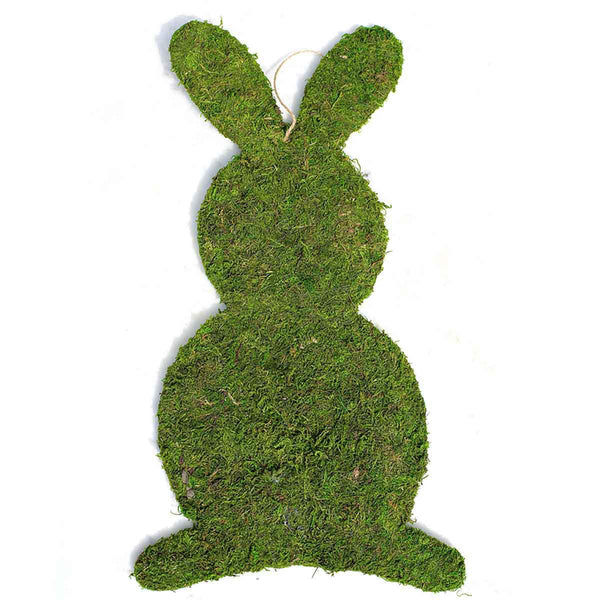 Moss Easter Bunny Door Hanger