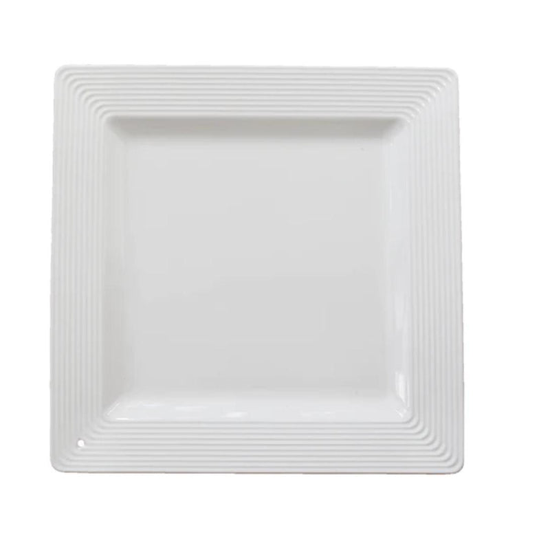 Nora Fleming Square Platter Pinstripes