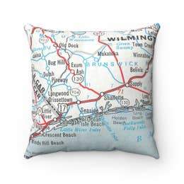Vintage Map Pillows by Daisy Mae Designs