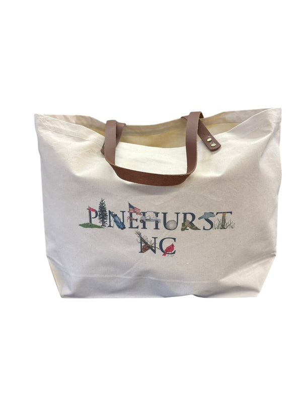 Pinehurst NC Large Tote
