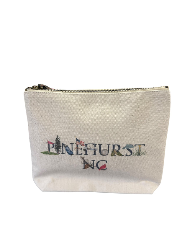 Pinehurst NC Zipper Pouches