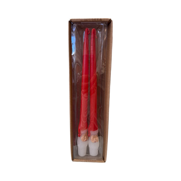 Santa Hat Shaped Taper Candles