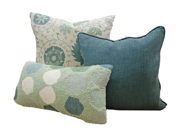 Dewdrop Dots Three Pillow Bundle