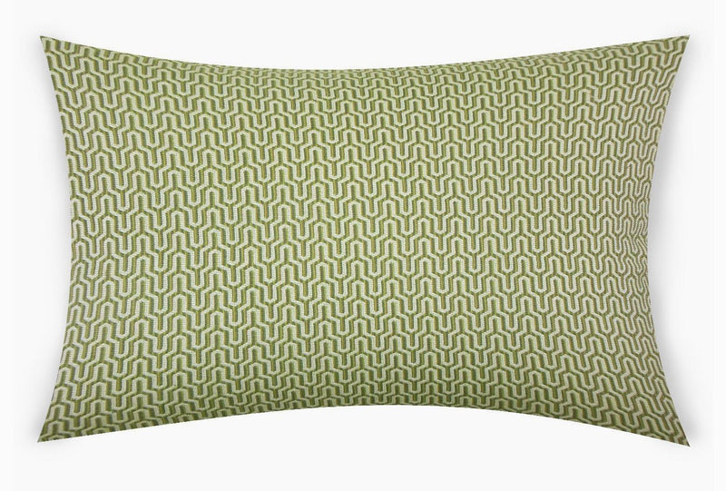Russel Green Zigzag Pillow