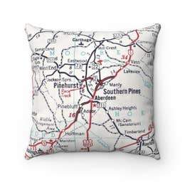 Vintage Map Pillows by Daisy Mae Designs