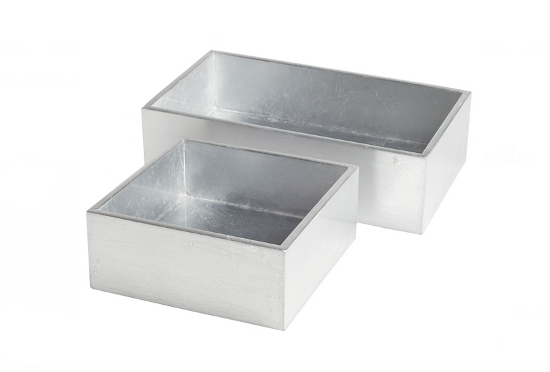 Metallic Silver Napkin Holders