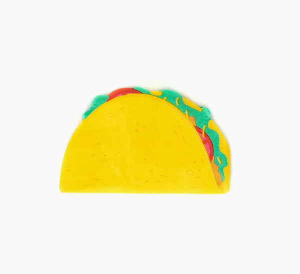 Taco shaped napkin