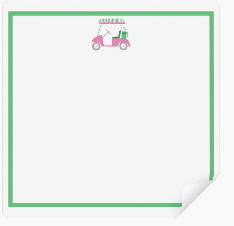 Golf Cart Sticky Notes
