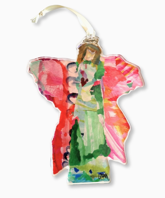 Lauren Dunn Acrylic Angel Ornaments