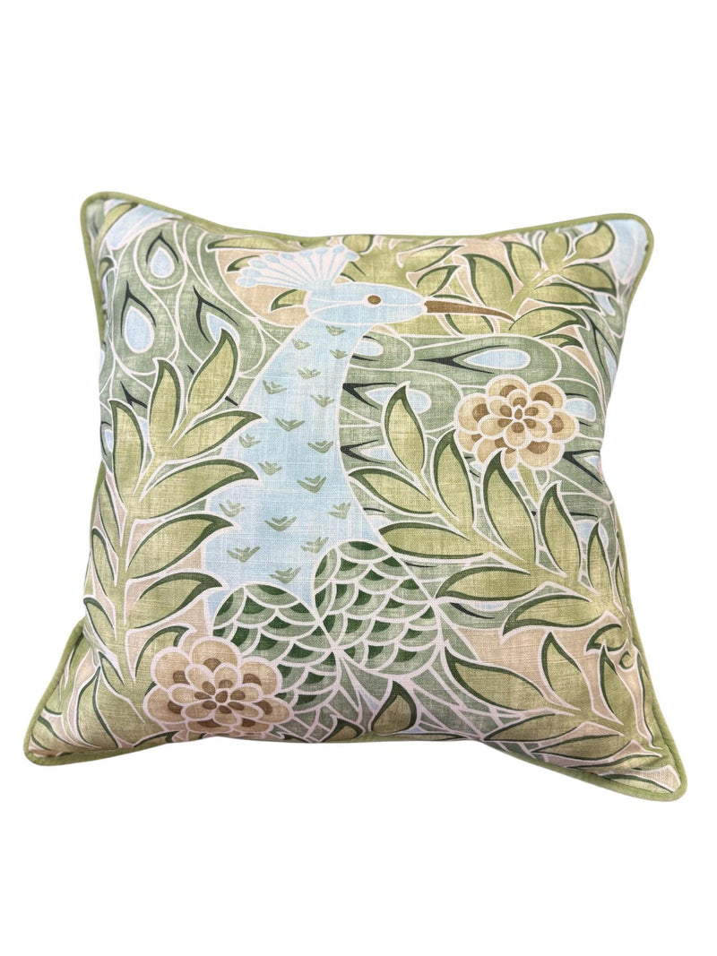 Custom Thibaut Desmond Aqua/Green Pillow