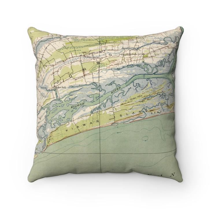Vintage Map Pillows by Daisy Mae Designs