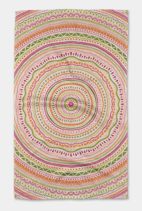 Geometry Bohemian Spring Kitchen Towel