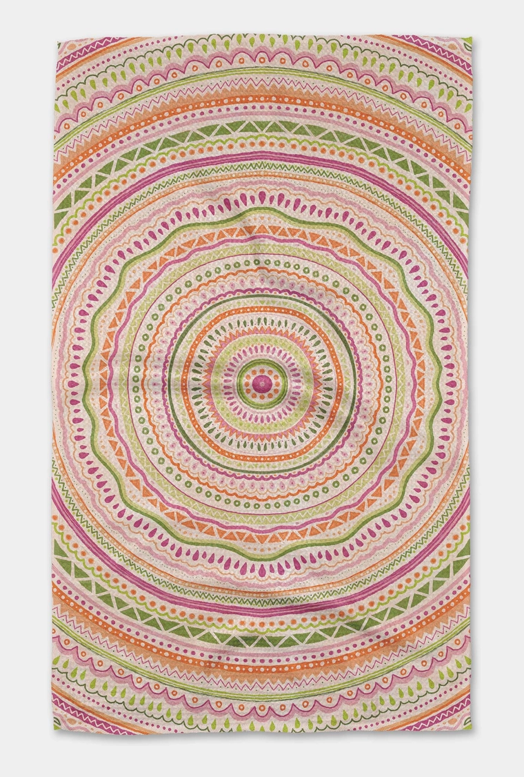 Geometry Bohemian Spring Kitchen Towel