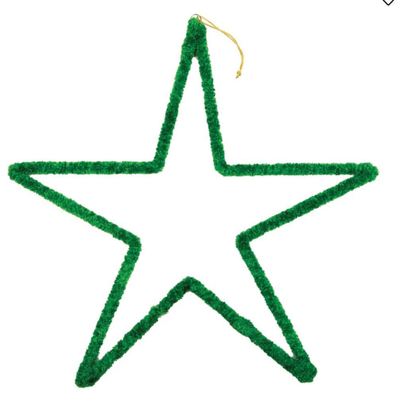 Yarn Wrapped Metal Hanging Star