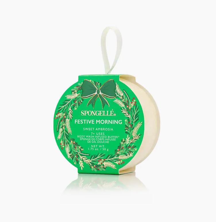Spongelle Holiday Wreath Body Buffer