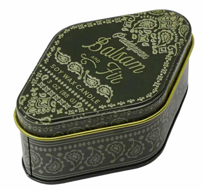 Green Bandana Tin Balsam & Fir