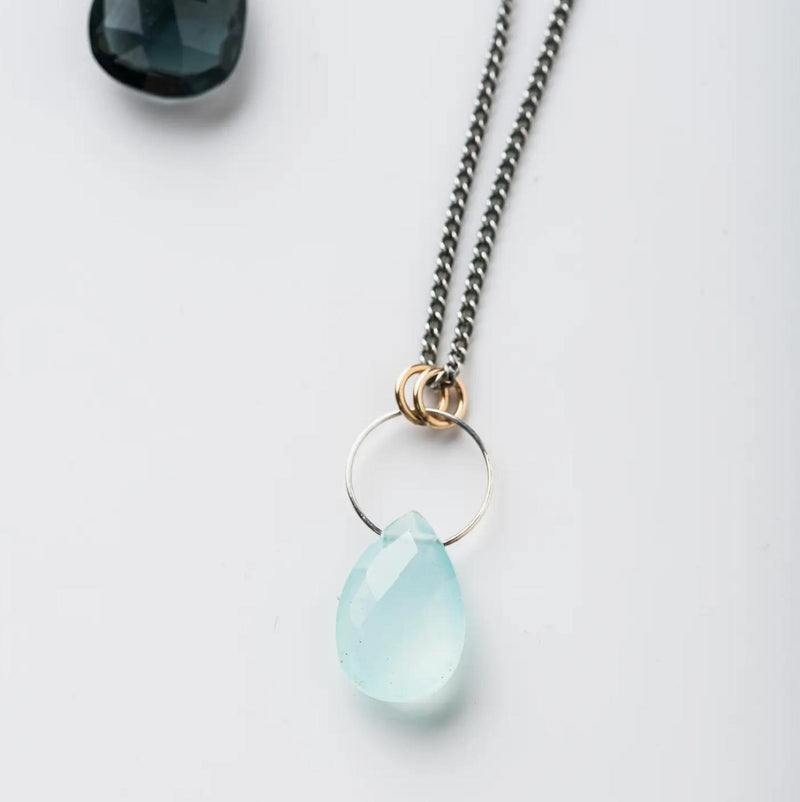 Original Hardware Chalcedony Gemstone Drop