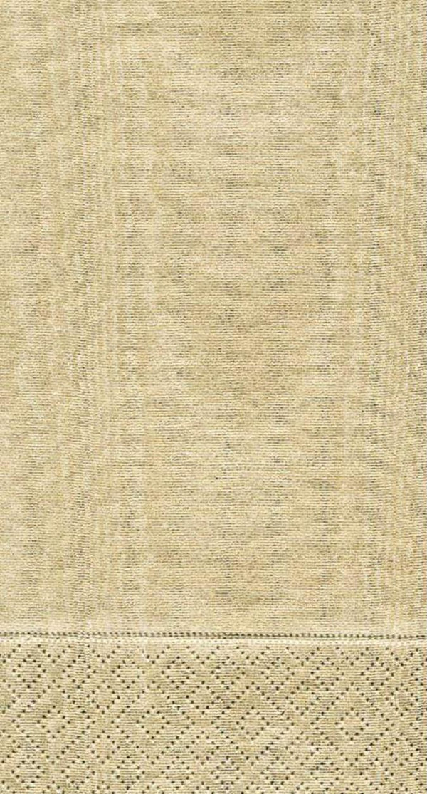 Moiré Paper Guest Towel Napkins in Gold