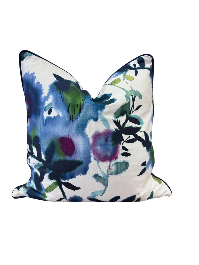Thibaut Open Spaces Teal Blue Custom Pillow