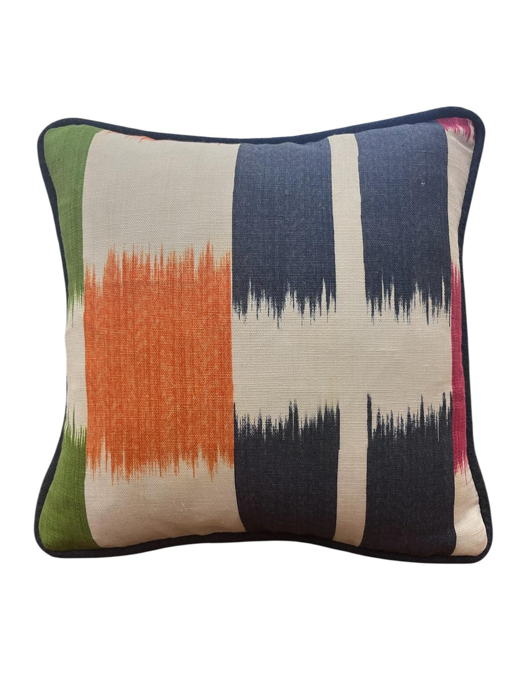 Custom Thibaut Kasuri Pillow