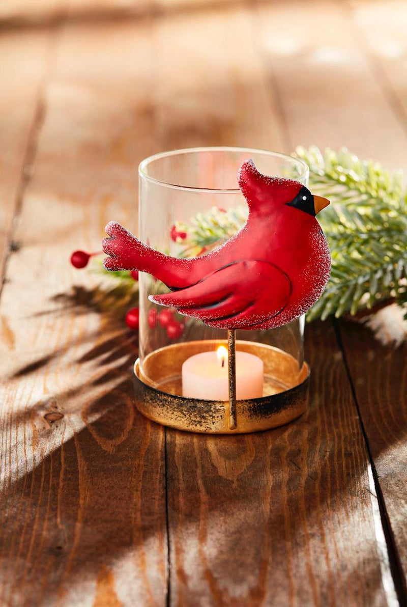 Cardinal Tealight Holder