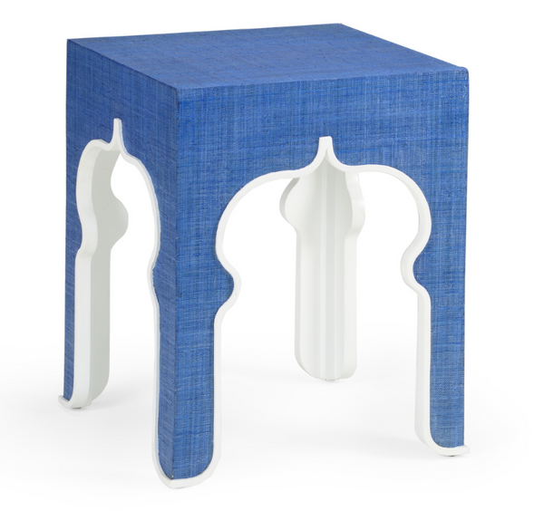 Moroccan Side Table - Blue