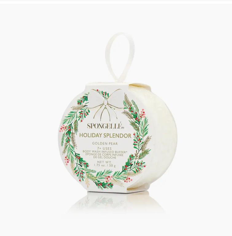 Spongelle Holiday Wreath Body Buffer