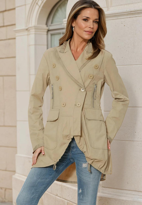 Ciao Milano Amber Waterproof Jacket - Khaki
