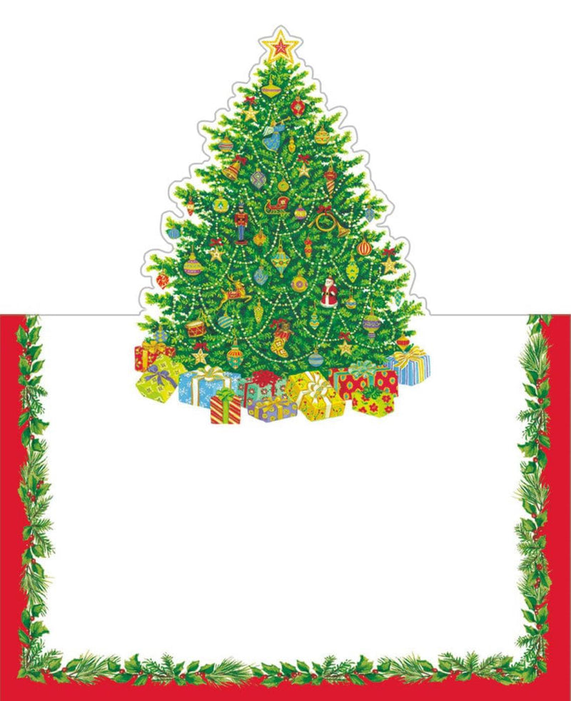 Caspari Christmas Tree Place Cards