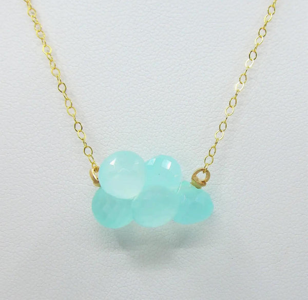 J Mills Mini Gemstone Cluster Necklace
