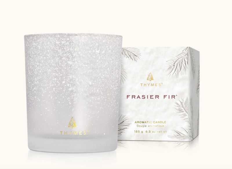 Frasier Fir Flocked Candle