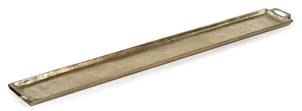 Dark Gold Rectangular Aluminum Tray