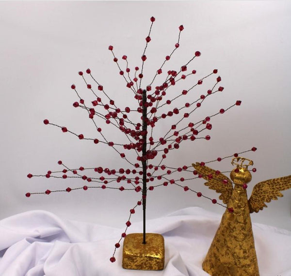 Jeweled Tree with Gold Base