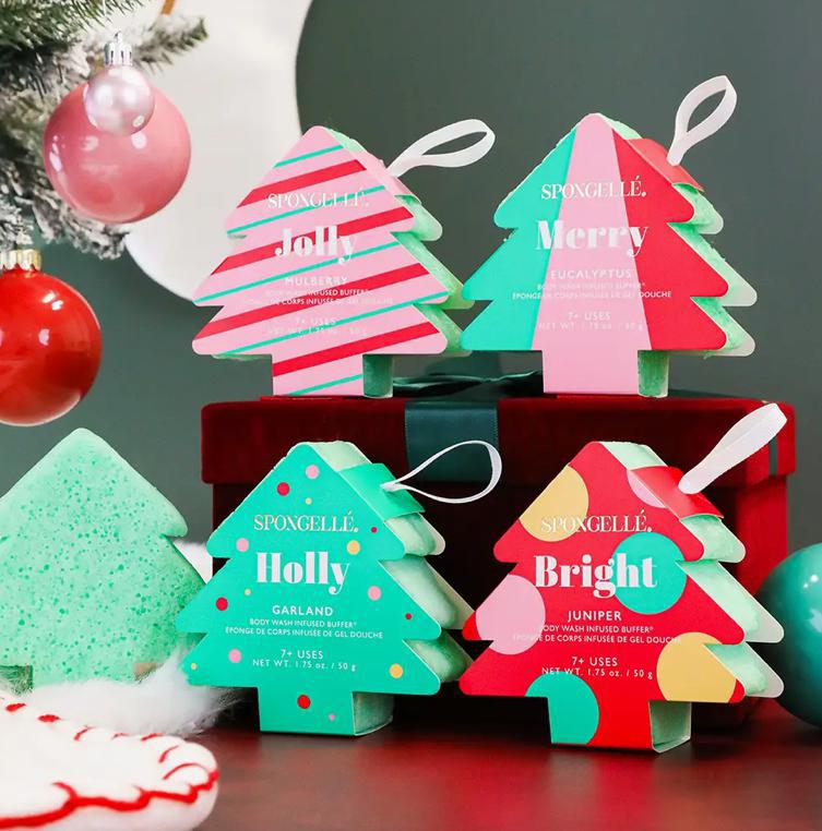 Spongelle Holiday Tree Ornament Body Buffer