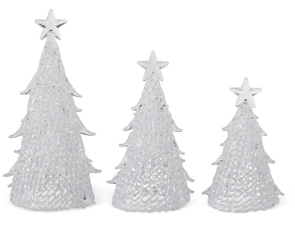 Cut GlassTabletop Christmas Tree w/Star