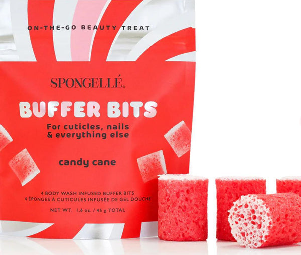 Spongelle Candy Cane Buffer Bits
