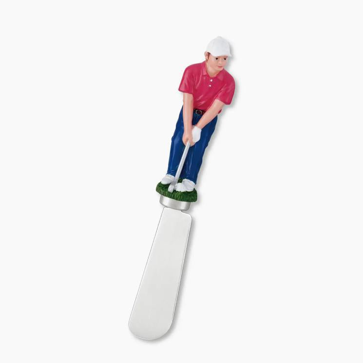 Hole in One Polyresin Cheese Spreader