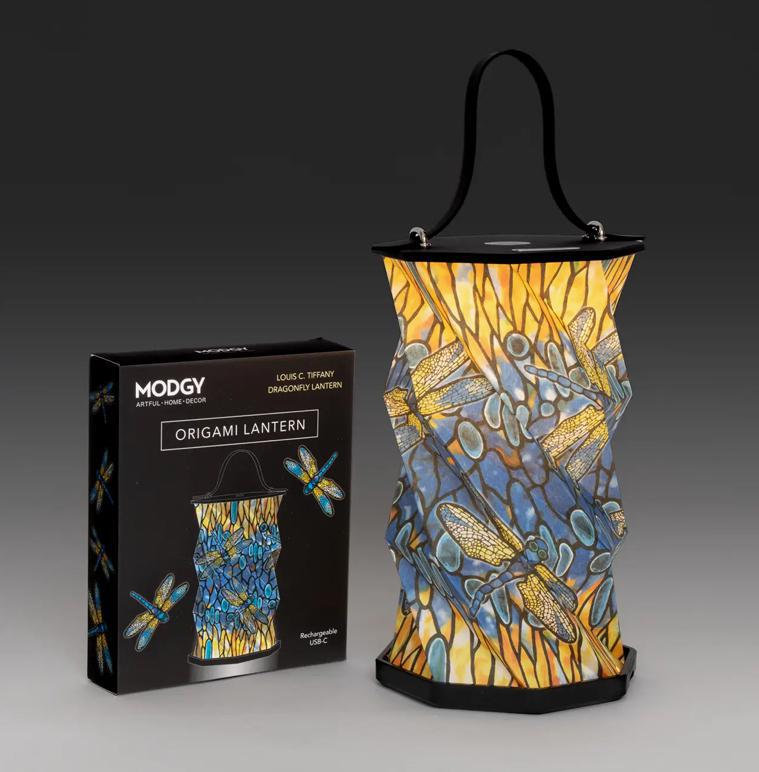 Louis C. Tiffany Dragonfly Origami Lantern