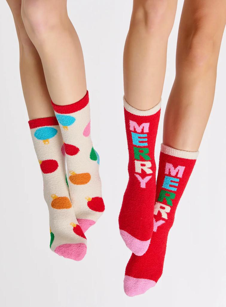 Bright Holiday Socks