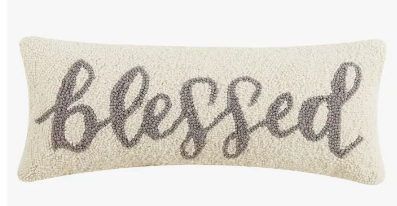 Blessed Hooked Pillow