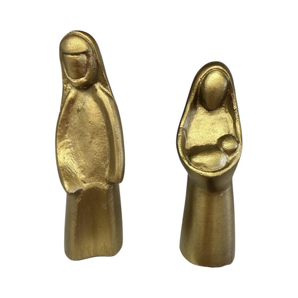 Holy Family Antique Gold Finish