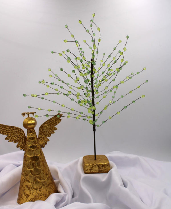 Jeweled Tree with Gold Base