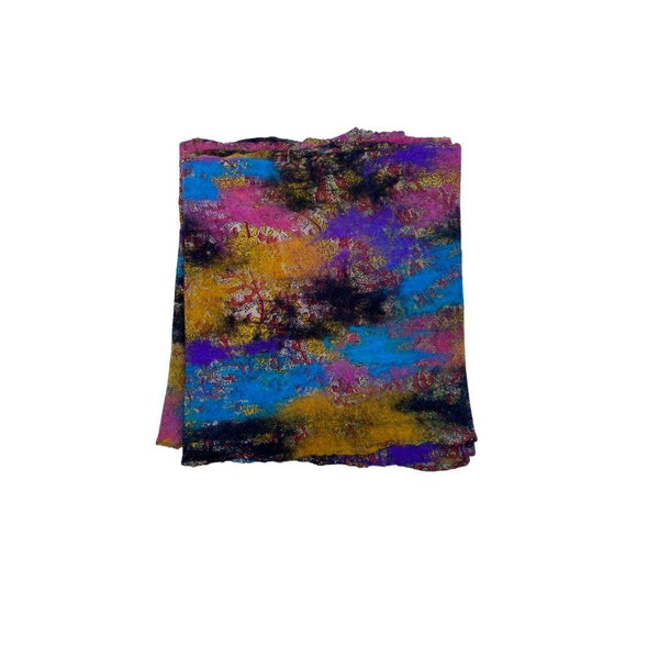 Felted Wool & Silk Scarf
