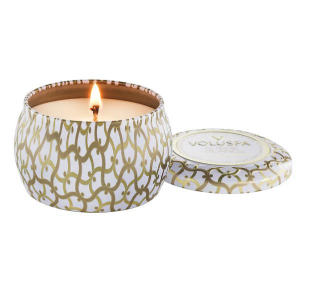 Voluspa Suede Blanc Candle